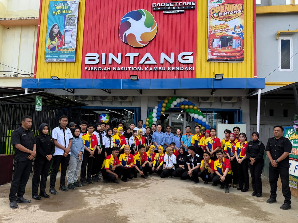 Toko Bintang Kendari Anduonohu Resmi Dibuka: Komitmen Bintang untuk Hadir Lebih Dekat